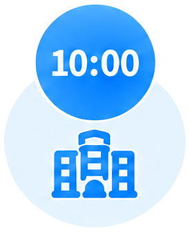 10:00 来所・朝の準備