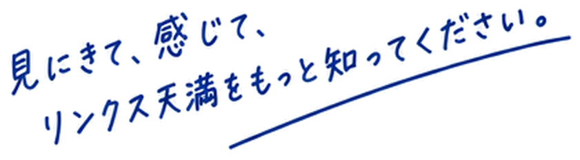 見にきて、感じて、リンクス天満をもっと知ってください。